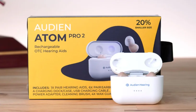 Audien Atom Pro 2 OTC Hearing Aids User Manual Audien Atom Pro 2 OTC Hearing Aids User Manual feat