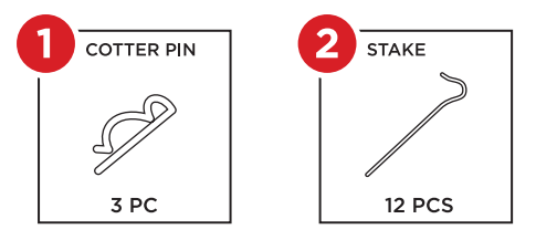 BCP SKY5826 3-Piece Lighted Christmas Deer Set-2