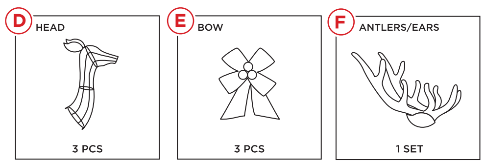 BCP SKY5826 3-Piece Lighted Christmas Deer Set-4