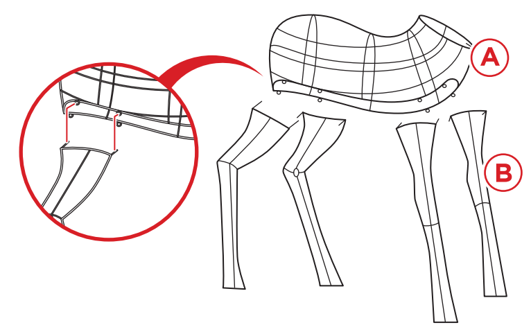 BCP SKY5826 3-Piece Lighted Christmas Deer Set-5