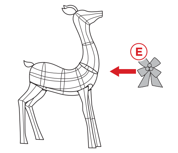 BCP SKY5826 3-Piece Lighted Christmas Deer Set-8