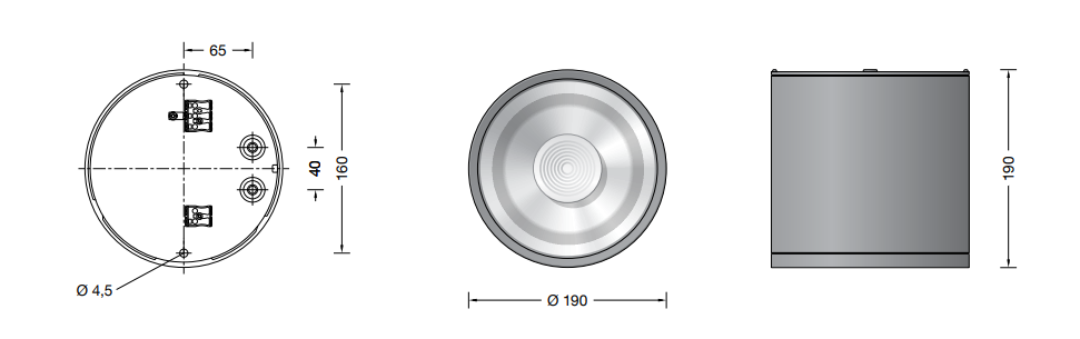 BEGA 24625K3 Ceiling Mounted Compact Downlight-1