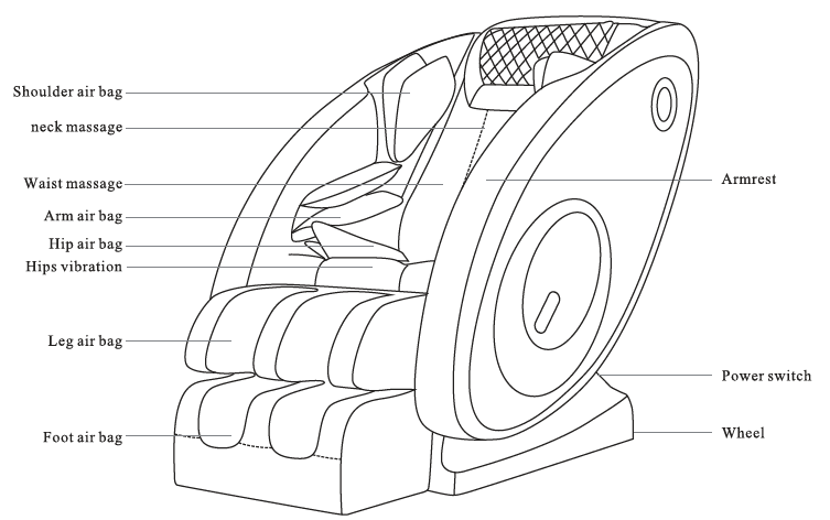Bilitok TOK-D09 Luxury Health Massage Chair-5