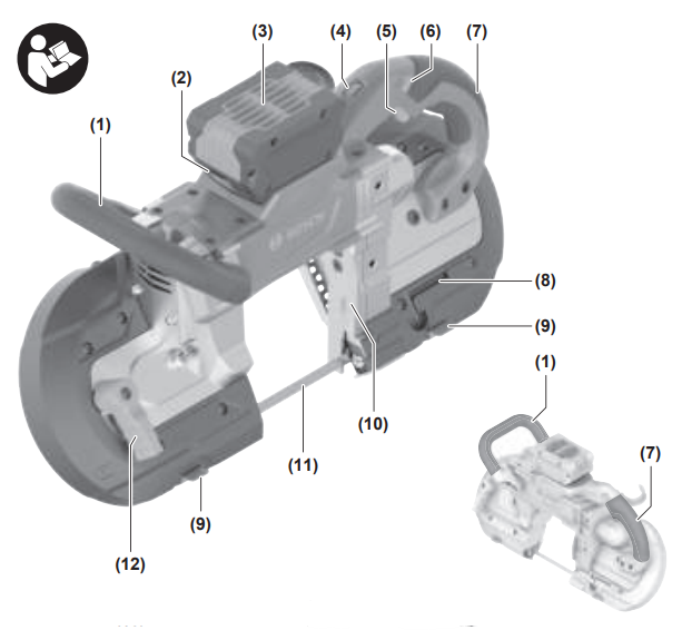 Bosch GCB 18V-127 Professional Cordless Band Saw-1