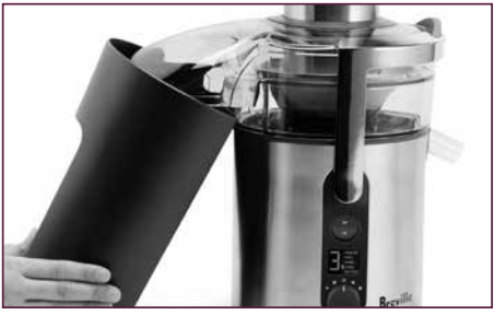 Breville BJE510XL Multi-Speed Juice Fountain User Manual 9