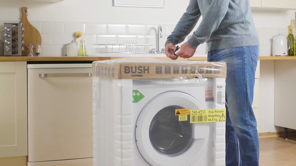 Bush WMSAE712EB 1200 Spin Washing Machine User Guide