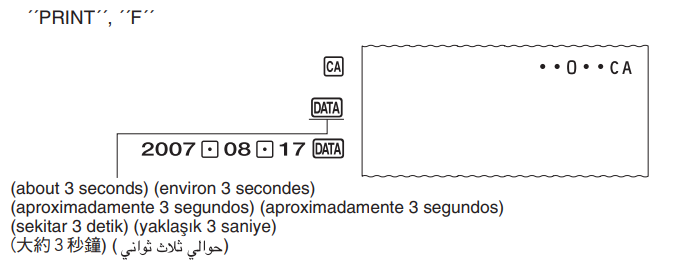 Casio DR210TM Digital Printing Calculator User Guide 4
