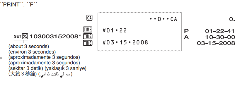 Casio DR210TM Digital Printing Calculator User Guide 7