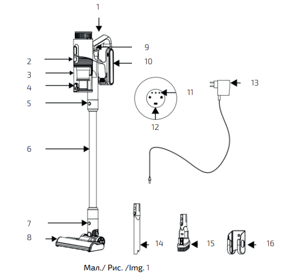 Cecotec CCTC-08422 Conga Rockstar Upright Vacuum Cleaner User Manual 1