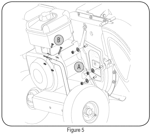 Craftsman 1450 Series Engine Chipper Shredder 5