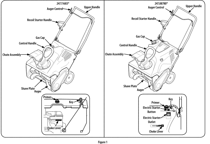Craftsman 24788780 179cc Single-Stage Snow Blower User Manual 9