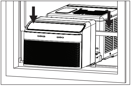 Frigidaire 8000-12000 BTU Window AC Installation-16