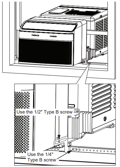 Frigidaire 8000-12000 BTU Window AC Installation-18