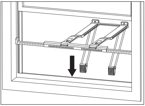 Frigidaire 8000-12000 BTU Window AC Installation-5