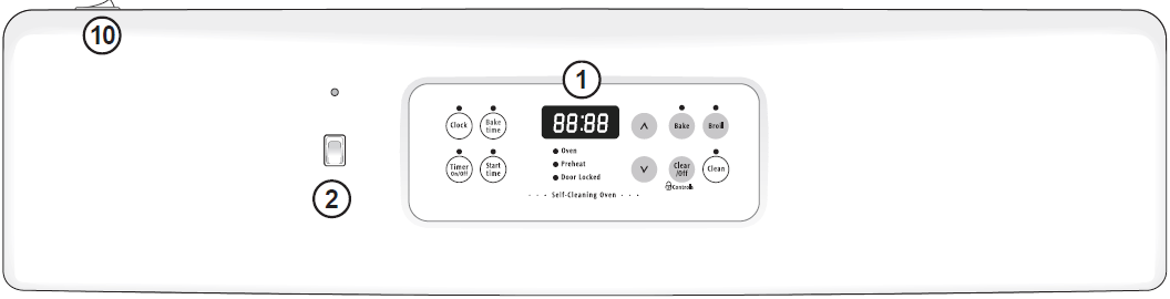 Frigidaire Electric Range ES300 Controls 1