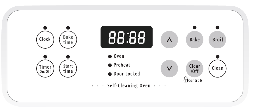 Frigidaire Electric Range ES300 Controls 10