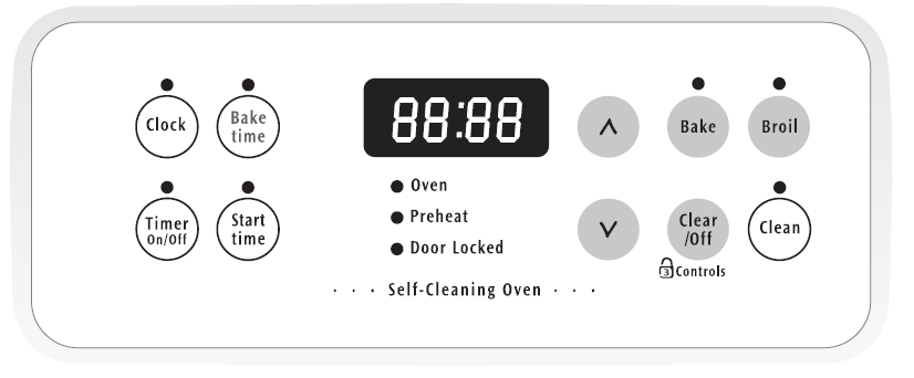 Frigidaire Electric Range ES300 Controls 14