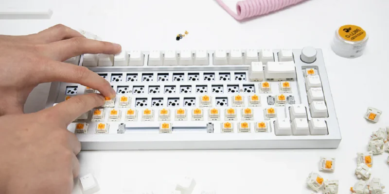 GamaKay LK67 RGB Modular DIY Mechanical Keyboard feat image