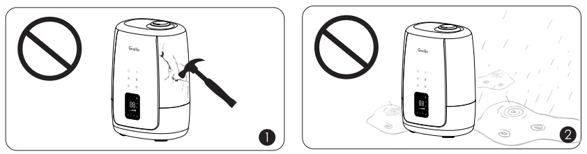 Grelife JDJSQ0002AGL 5L Ultrasonic Warm and Cool Mist Humidifier User Manual Grelife JDJSQ0002AGL 5L Ultrasonic Warm and Cool Mist Humidifier-1