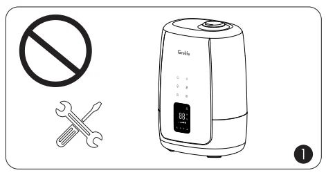 Grelife JDJSQ0002AGL 5L Ultrasonic Warm and Cool Mist Humidifier User Manual Grelife JDJSQ0002AGL 5L Ultrasonic Warm and Cool Mist Humidifier-10