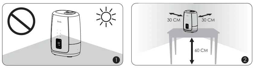 Grelife JDJSQ0002AGL 5L Ultrasonic Warm and Cool Mist Humidifier User Manual Grelife JDJSQ0002AGL 5L Ultrasonic Warm and Cool Mist Humidifier-3