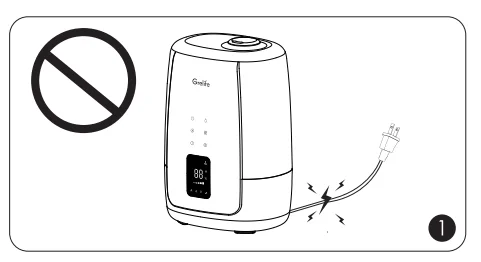 Grelife JDJSQ0002AGL 5L Ultrasonic Warm and Cool Mist Humidifier User Manual Grelife JDJSQ0002AGL 5L Ultrasonic Warm and Cool Mist Humidifier-5