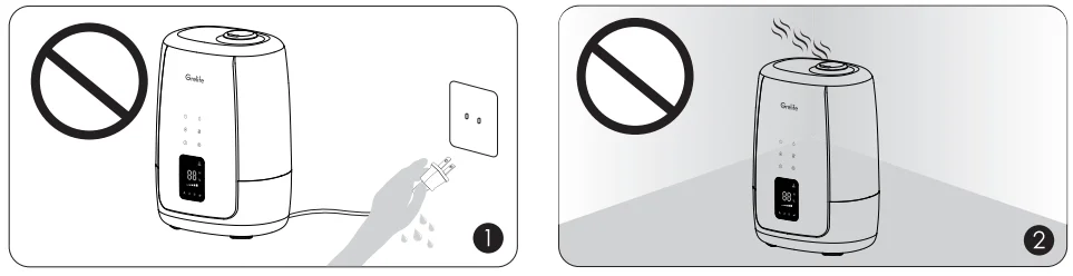 Grelife JDJSQ0002AGL 5L Ultrasonic Warm and Cool Mist Humidifier User Manual Grelife JDJSQ0002AGL 5L Ultrasonic Warm and Cool Mist Humidifier-6