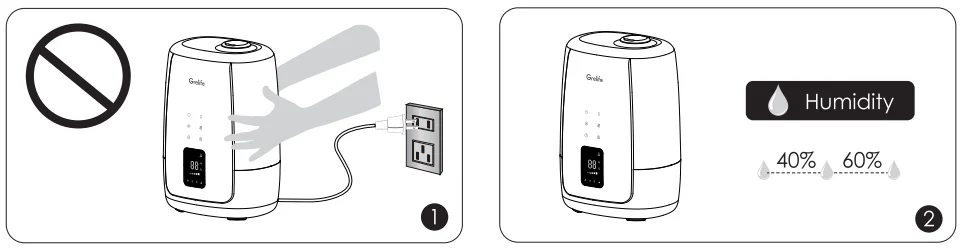 Grelife JDJSQ0002AGL 5L Ultrasonic Warm and Cool Mist Humidifier User Manual Grelife JDJSQ0002AGL 5L Ultrasonic Warm and Cool Mist Humidifier-8