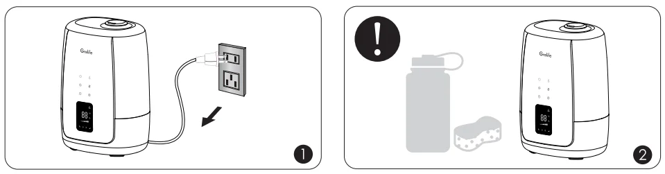 Grelife JDJSQ0002AGL 5L Ultrasonic Warm and Cool Mist Humidifier User Manual Grelife JDJSQ0002AGL 5L Ultrasonic Warm and Cool Mist Humidifier-9