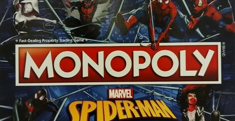 Hasbro Monopoly Marvel Spider Man Board Game User Guide feat