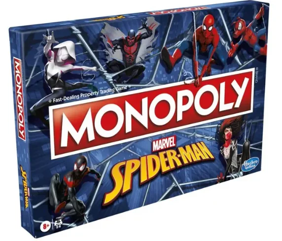 Hasbro Monopoly Marvel Spider Man Board Game User Guide prod