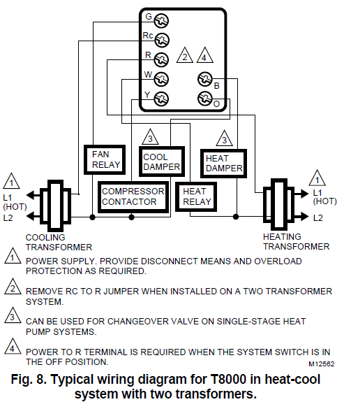 Honeywell T8000-T8001C-10