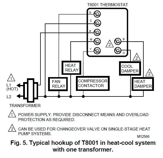 Honeywell T8000-T8001C-7