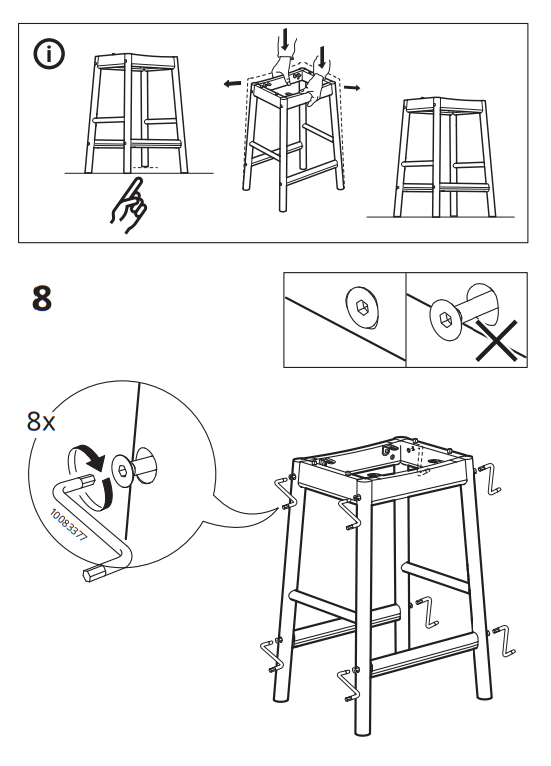 IKEA RONNINGE Bar Stool-12