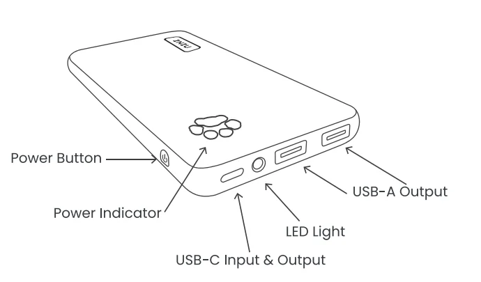 INIU BI-B41 Slimmest Fast Charging Power Bank User Manual 1