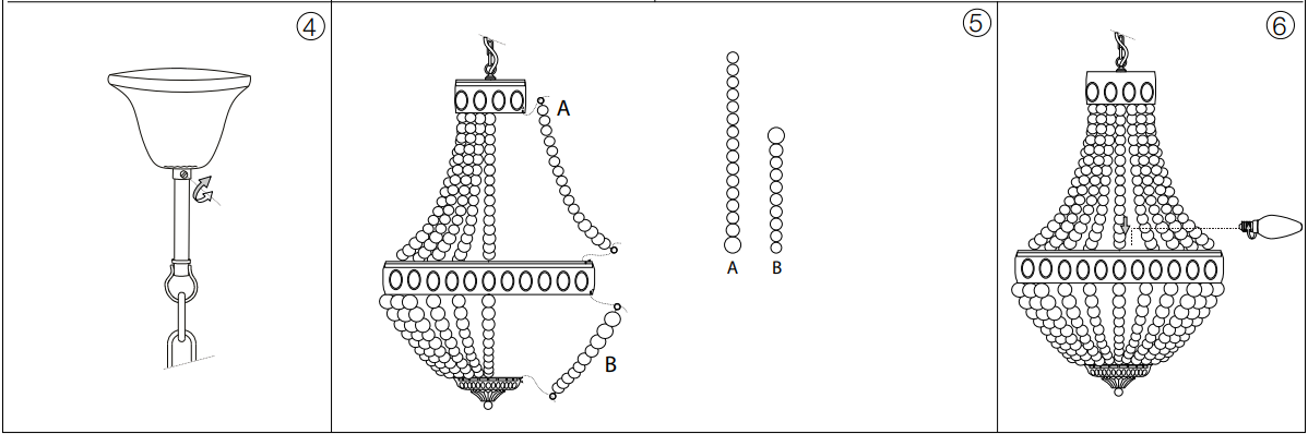Ideal lux Monet SP6 Indoor Pendant Lamp-2