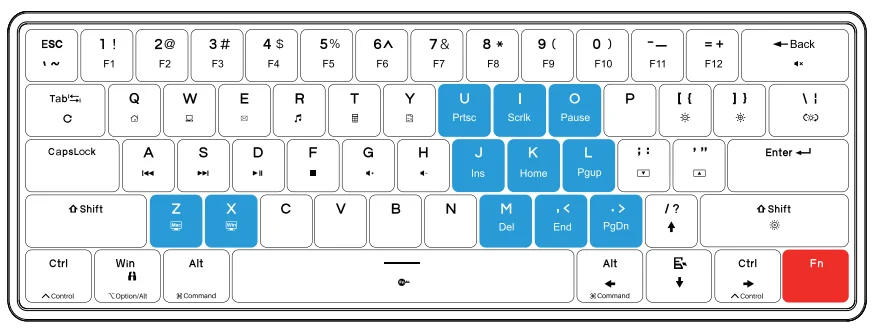 Kemove Dierya DK61SE Wired 60 Mechanical Keyboard-3