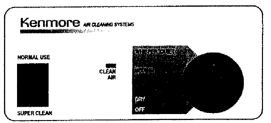 Kenmore 63583142 Air Cleaning System-2