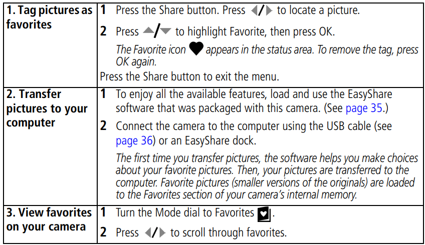 Kodak EasyShare C613 Digital Camera User Guide 43