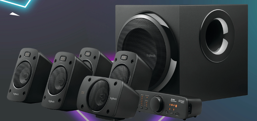 Logitech Z906 Surround Sound Speaker System-featured