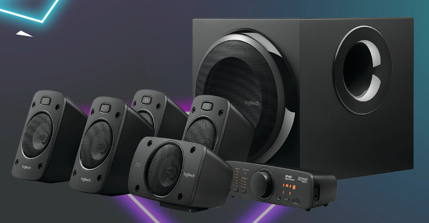 Logitech Z906 Surround Sound Speaker System-featured