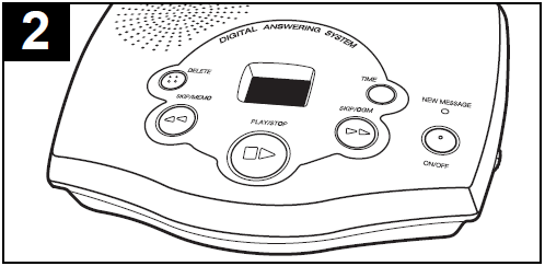 Memorex MPH2089 Digital Answering Machine-17