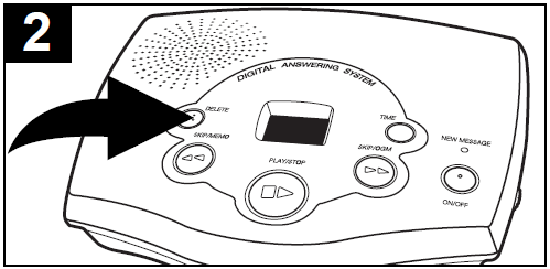 Memorex MPH2089 Digital Answering Machine-24