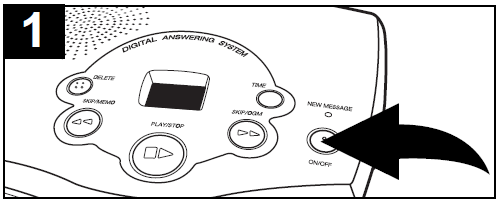 Memorex MPH2089 Digital Answering Machine-45
