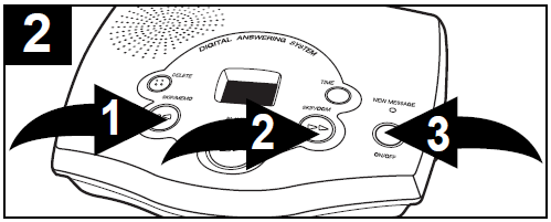 Memorex MPH2089 Digital Answering Machine-46
