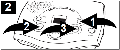 Memorex MPH2089 Digital Answering Machine-7