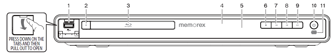 Memorex MVBD2535GPH Blu-Ray WiFi Player-1