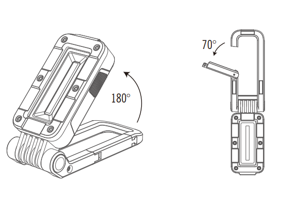 Olight Swivel 400 Lumes Foldable LED Light-5