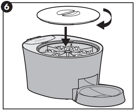 PetSafe PFD00-15956 6-Meal Automatic Cat Feeder 7