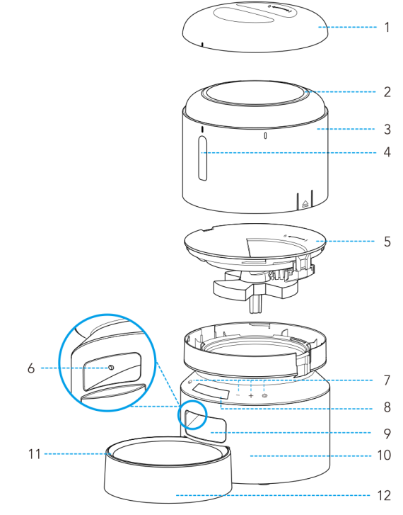 Petlibro PLAF005 Granary Automatic Pet Feeder-6